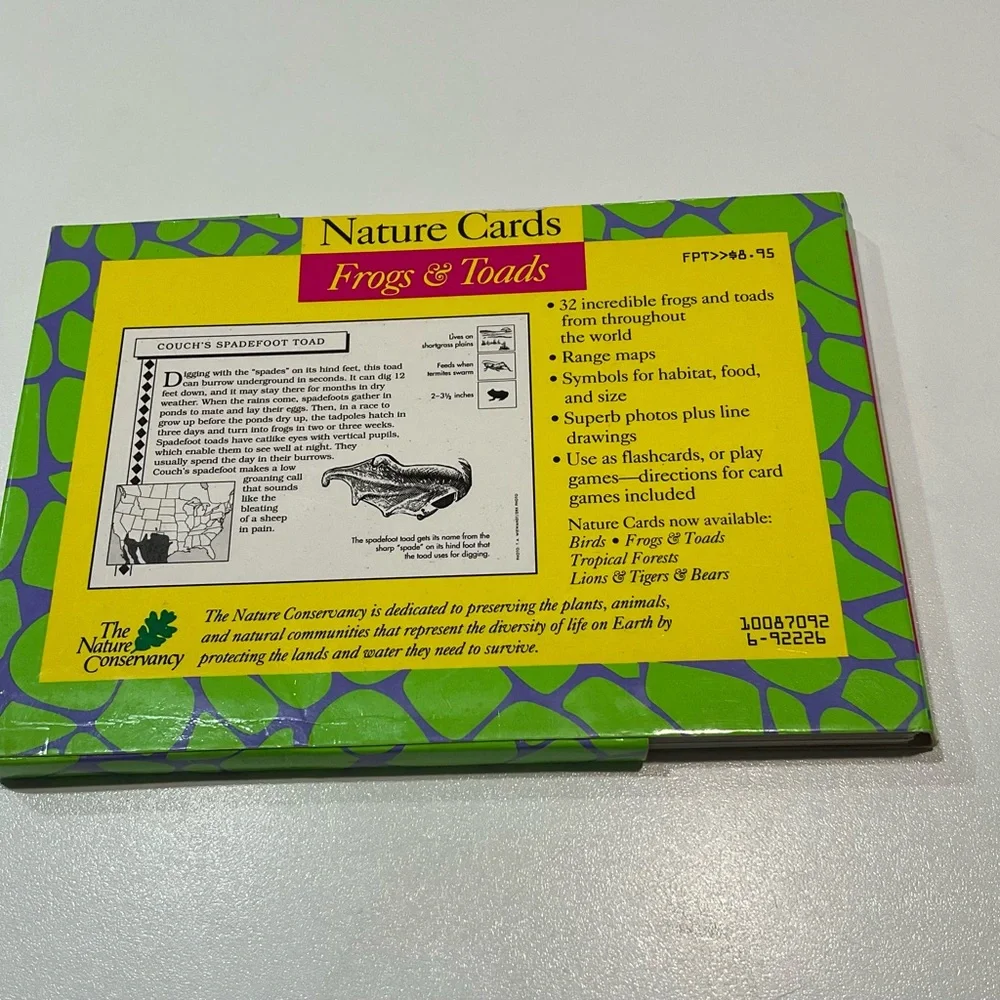 🌼Set of Frogs & Toads Nature Cards, Size 7x5